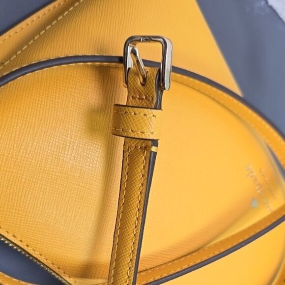 Kate Spade New York "Sadie" Daffodil Yellow Leather Crossbody Bag - Picture 5 of 13